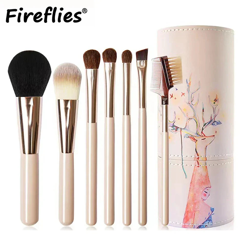 High-End Professional Makeup Brushes Set with Bucket Blush Powder Eyeshadow Eyebrow Foundation Beauty Makeup Tool Brochas
